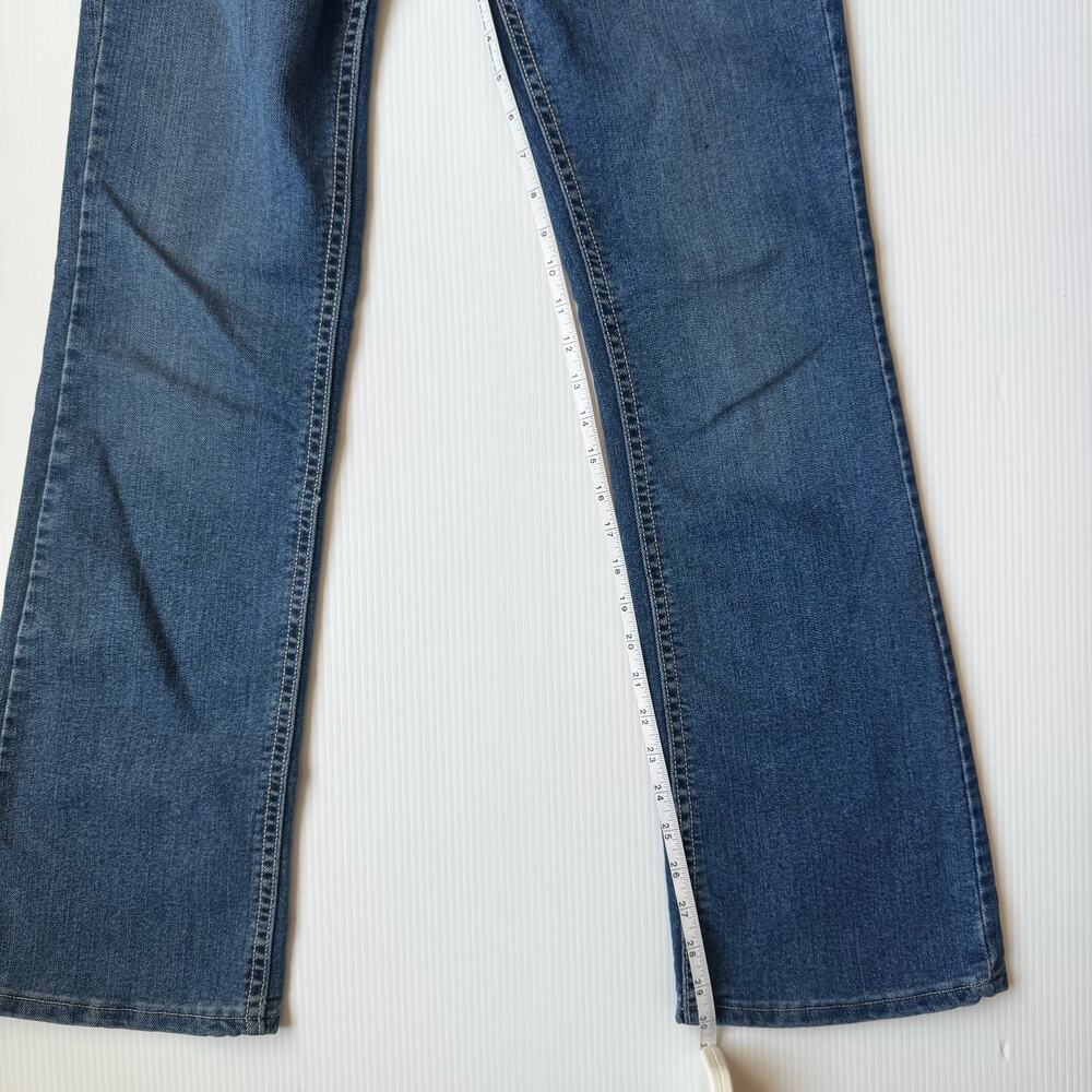 Wrangler Y2K Low Rise Bootcut Jeans Rhinestone Cowgirl Western Rodeo Barbie Sm - Picture 9 of 15